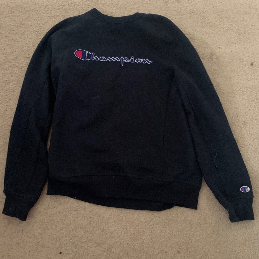 Navy Champion Crewneck Size M